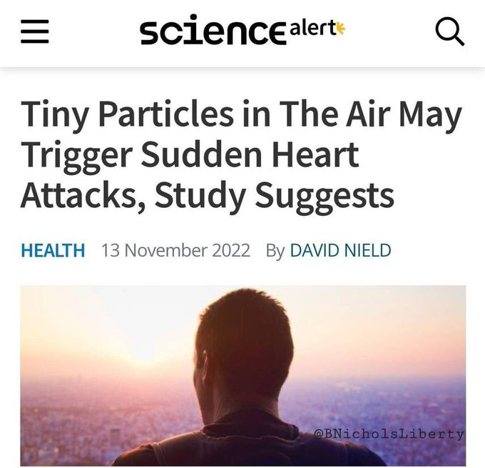 Air causes heart-attacks