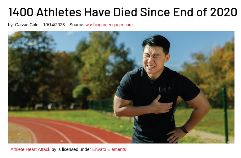 Athletes die all the time bro