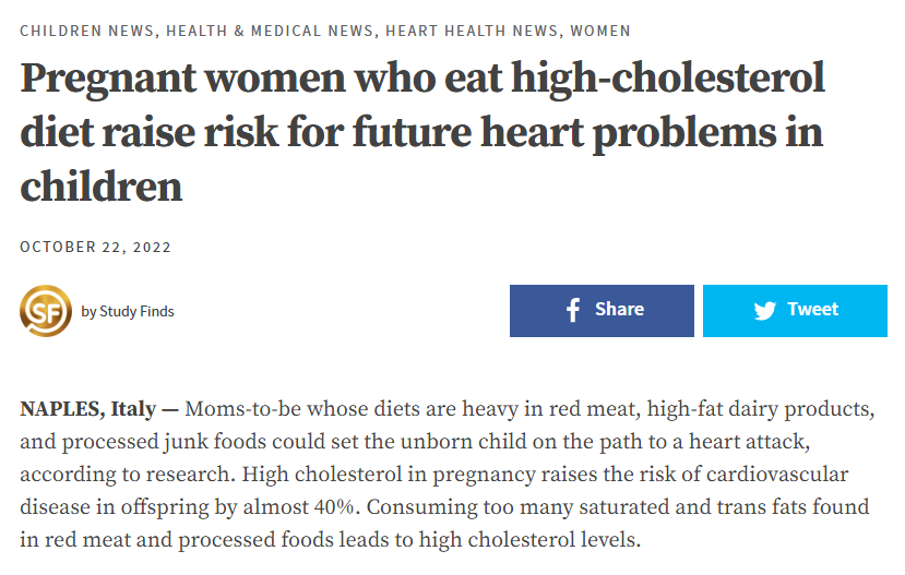 Babies get heart problems from mothers